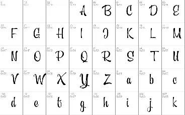 Creation font