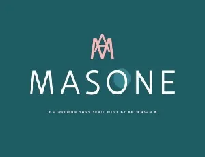 Masone font