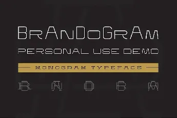 Brandogram font