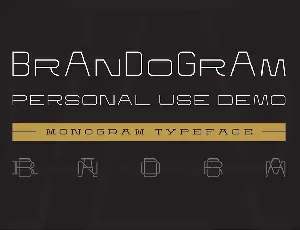 Brandogram font