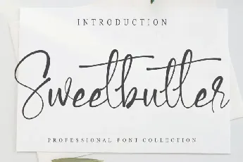 Sweetbutter Script font