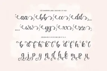 Bernadette Calligraphy font