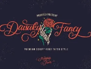 Daisuky Fancy Calligraphy font