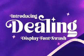 Dealing Typeface font