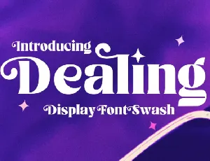 Dealing Typeface font