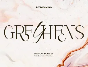 Greyhens font