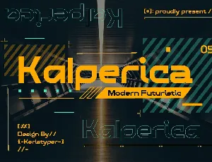 Kalperica font