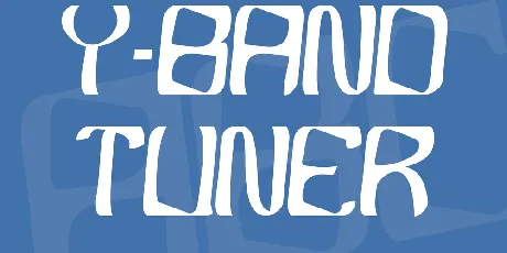 Y-Band Tuner font