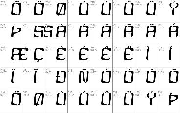 Y-Band Tuner font