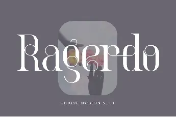 Ragerdo font