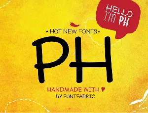 PH font