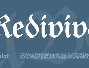 Rediviva font