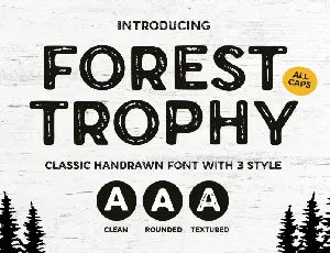 Forest Trophy font