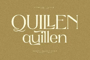 Quillen font