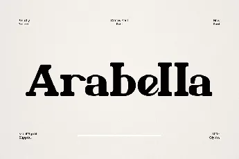 Arabella Serif font