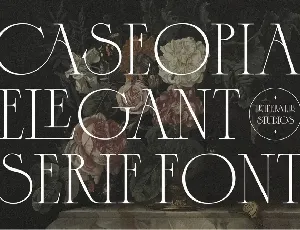 Caseopia font