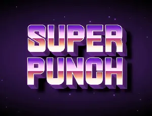 SUPER PUNCH font