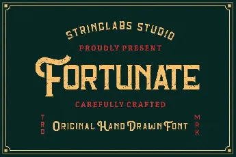 Fortunate Hand Drawn Display font