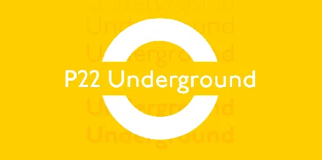 P22 Underground font