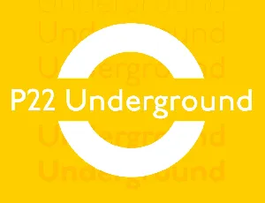 P22 Underground font