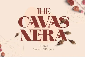 Cavas Nera font