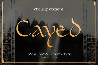 Cayed Demo Version font