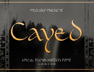 Cayed Demo Version font