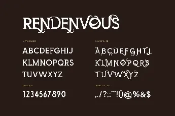 Rendenvous font