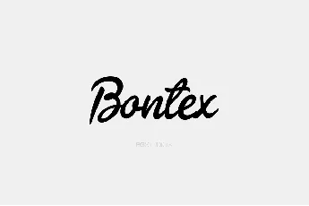 Bontex font