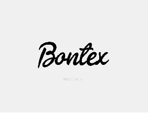 Bontex font