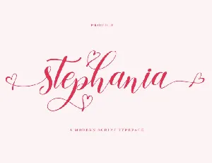 Stephania font