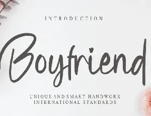 Boyfriend Script font