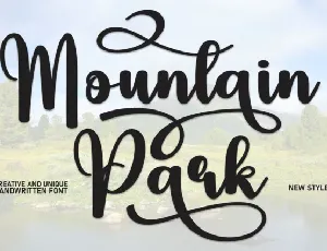 Mountain Park font