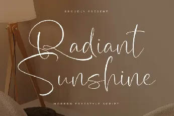 Radiant Sunshine Typeface font