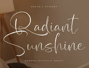 Radiant Sunshine Typeface font