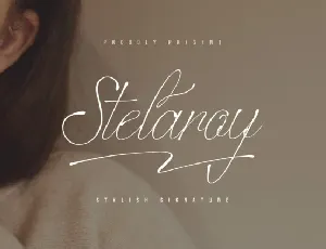 Stelaroy font