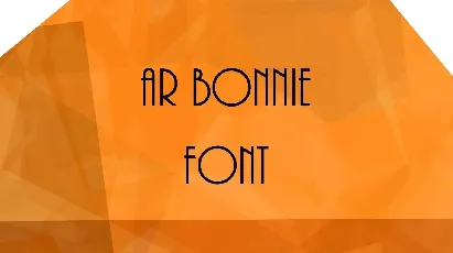 Ar Bonnie font