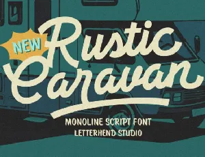 Rustic Caravan font