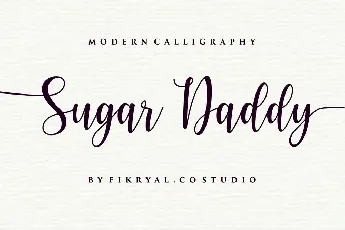 Sugar Daddy font