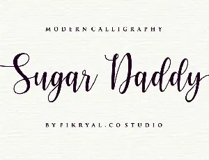 Sugar Daddy font