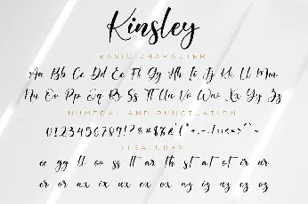 Kinsley font