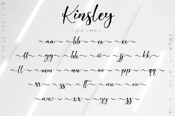 Kinsley font