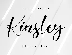 Kinsley font