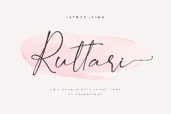 Ruttari font