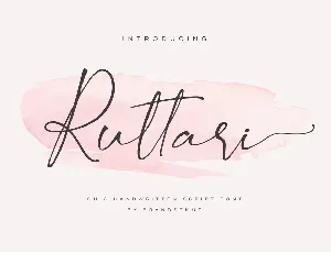 Ruttari font