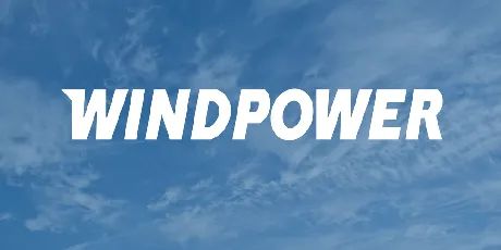 Windpower font