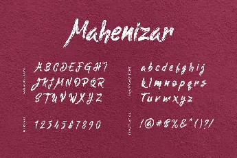 Mahenizar font