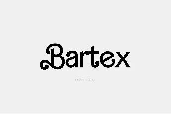 Bartex font