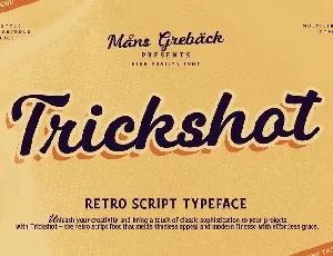 Trickshot font