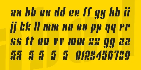 Nyamomobile font